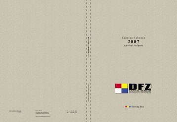 Laporan Tahunan Annual Report - DFZ Capital Berhad