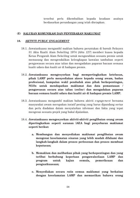 Laporan Jawatankuasa Pilihan Khas Mengenai Projek Lynas - AELB