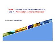 PSAK 1 – PENYAJIAN LAPORAN KEUANGAN IAS 1 - Presentation ...