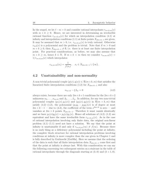 Practical Rational Interpolation of Exact and Inexact Data Theory ...