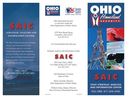 SAIC: Ohio Strategic Analysis and Information Center