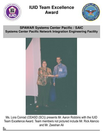 SPAWAR Systems Center Pacific SAIC TEAM AWARD 06042012 FINAL - UID ...