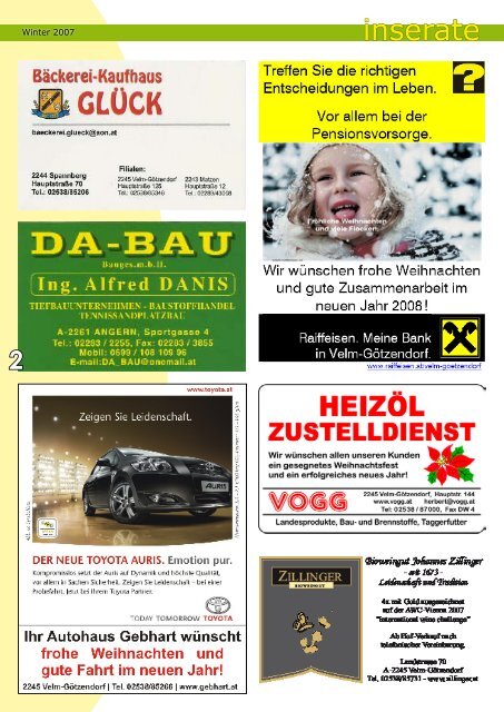 Ausgabe 6 - Velm-Götzendorf