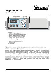 Regulator HK10V - Saj-commerce doo