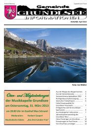 Oster- und Mitgliederkonzert - Grundlsee