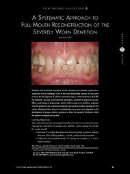 a systematic approach to full-mouth reconstruction of the severely ...