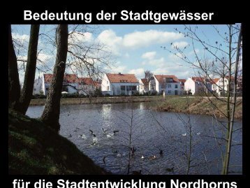 für die Stadtentwicklung Nordhorns Bedeutung der Stadtgewässer