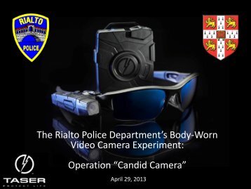 The Rialto Police Department's Body-Worn Video Camera ...