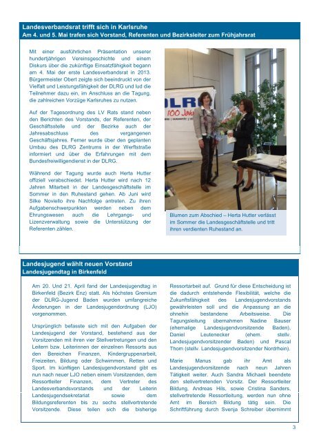 DLRG Baden Aktiv - Ausgabe 2-2013 (pdf, 56
