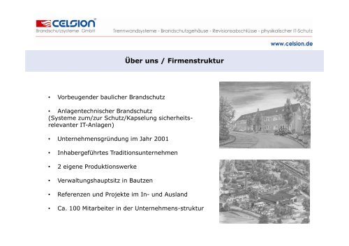 Funktion und Verhalten von Celsion-Gehäusen im Brandfall ...