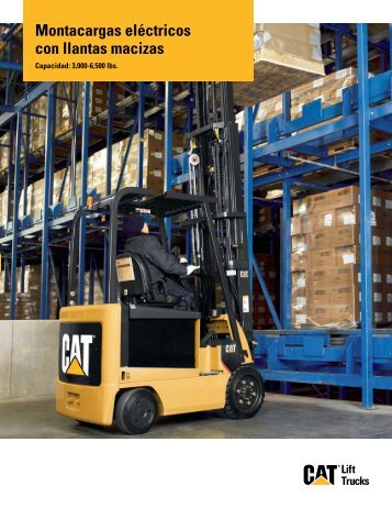 Montacargas eléctricos con llantas macizas - Cat Lift Trucks