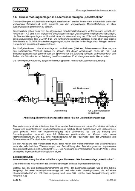 Planungshinweise Löschwassertechnik - Roth - Brandschutz- und ...