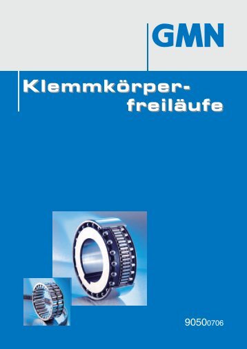 GMN Klemmkörperfreiläufe - Brammer