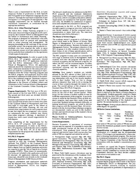 UCLA Graduate Catalog 1980-81 - Registrar - UCLA