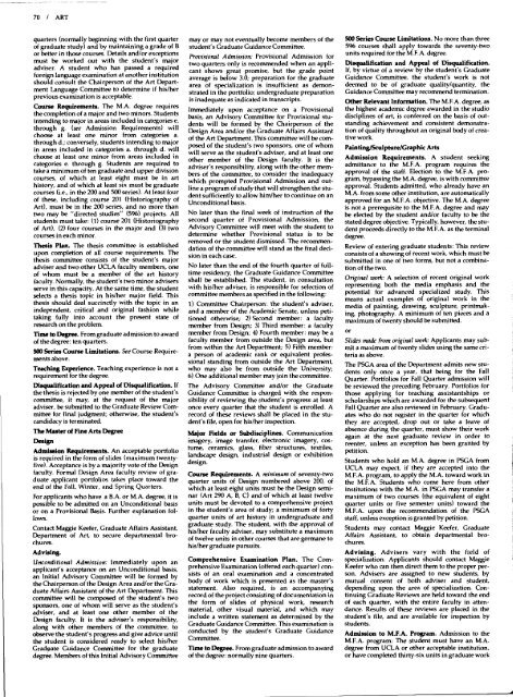 UCLA Graduate Catalog 1980-81 - Registrar - UCLA