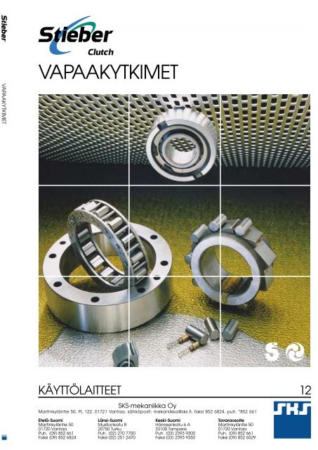 Stieber vapaakytkimet esite732305.pdf (2875.0 KB) - SKS Group Oy