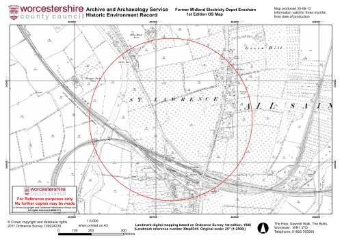 Historic Environment Record Search - Wychavon District Council