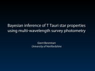 Bayesian inference of T Tauri star properties using multi-wavelength ...
