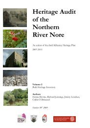 Heritage Audit of the Northern River Nore - Kilkenny County Council