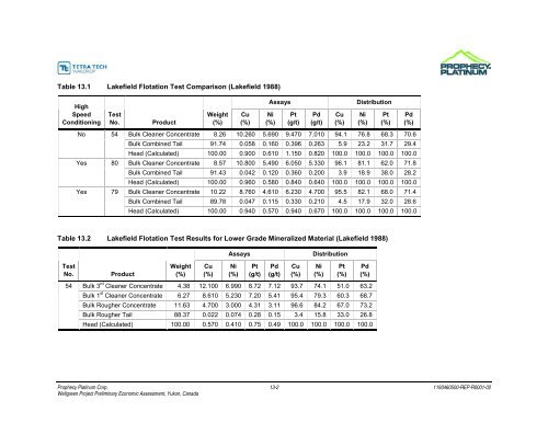 Wellgreen Project Preliminary Economic Assessment ... - OTCIQ.com