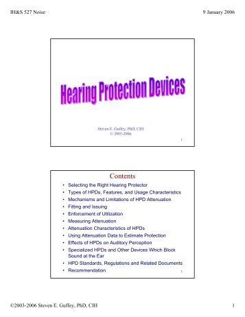 Chap 10 Hearing Protection Devices Jan06 - Industrial ventilation ...