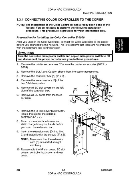 FIERY E-5000/3000 SERVICE MANUAL