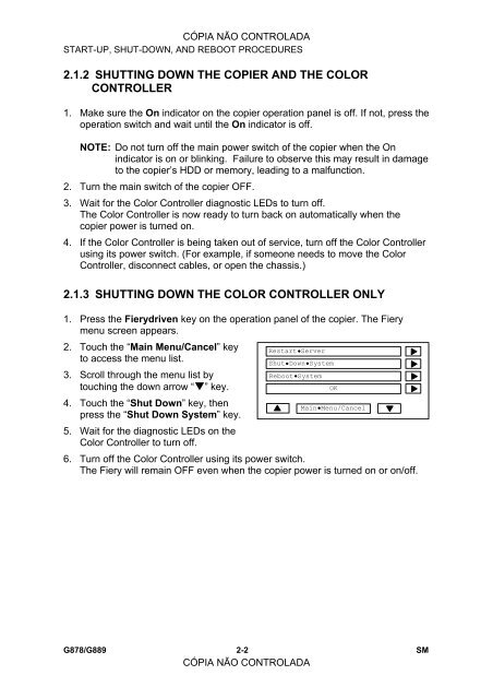 FIERY E-5000/3000 SERVICE MANUAL