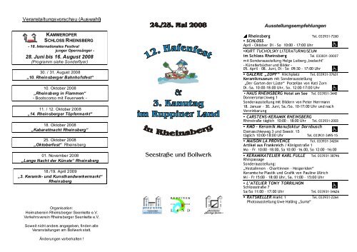 Flyer 4 Hafenfest