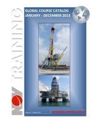 2013 Global Course Catalog - National Oilwell Varco
