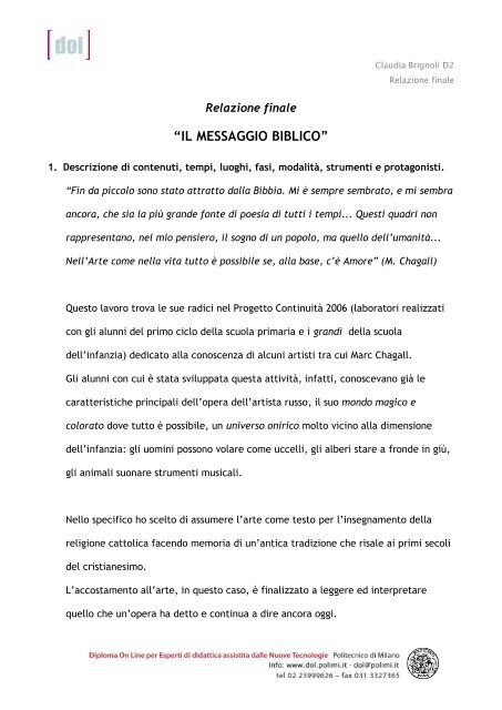 Relazione finale: relazione__brignoli.pdf - Scuolab