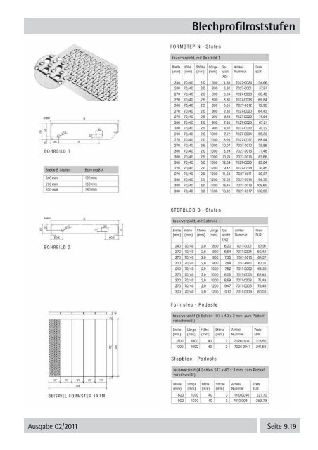 Stahlpreisliste 2011 - Stahl-Eberhardt