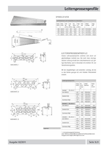 Stahlpreisliste 2011 - Stahl-Eberhardt