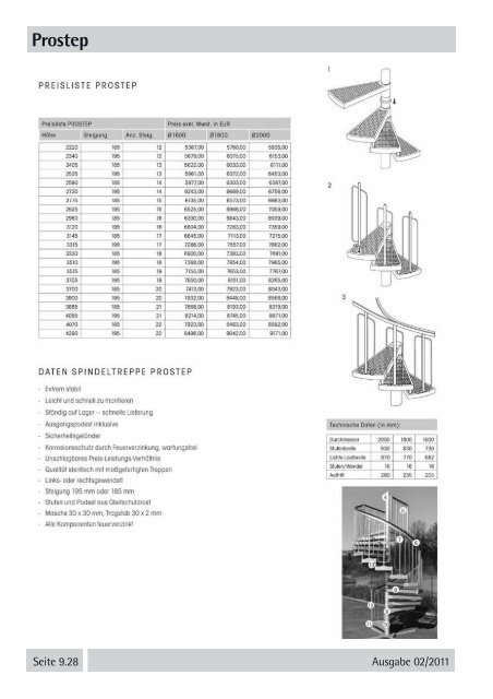 Stahlpreisliste 2011 - Stahl-Eberhardt