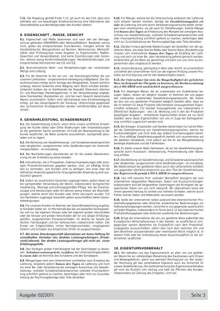 Stahlpreisliste 2011 - Stahl-Eberhardt