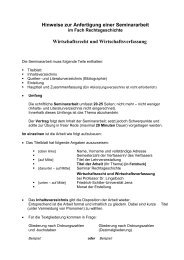 Hinweise zur Anfertigung einer Seminararbeit - Friedrich-Schiller ...