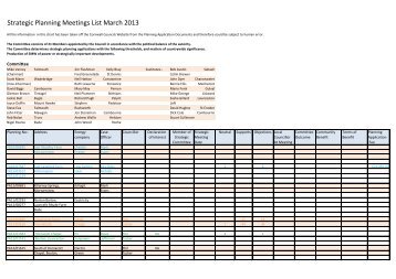 Strategic Planning Meetings List March 2013 - Week St Mary Solar ...