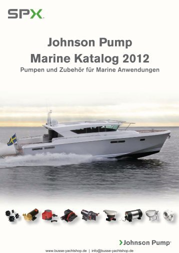 Johnson Pump Marine Katalog 2012 - Busse Yachtshop