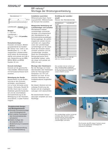 BR netway® Montage der Brüstungsverkleidung - Hager