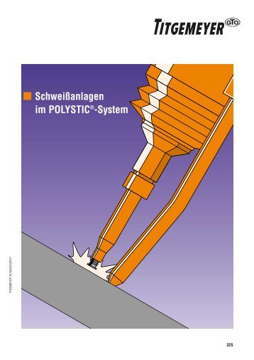 Schweißanlagen im POLYSTIC®-System