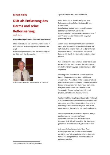 Die Werthmann Diät - Praxis Dr. Blume