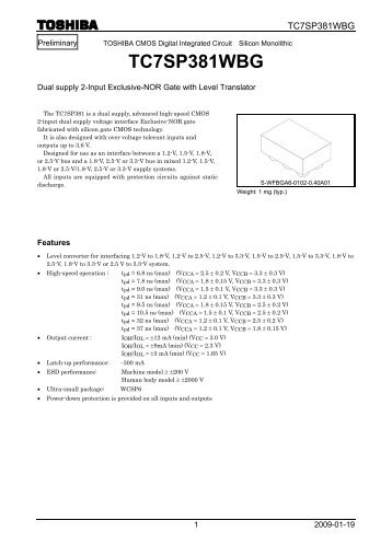 Datasheet pdf - Toshiba