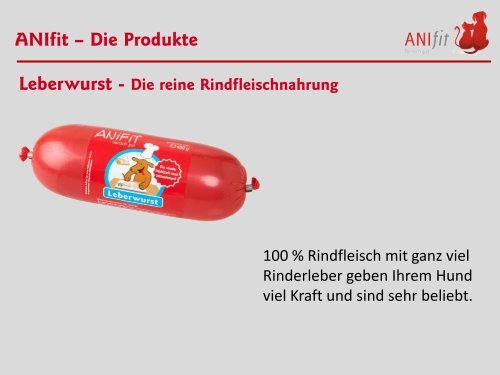 ANIfit – Die richtige Ernährung - Gesundes im Napf