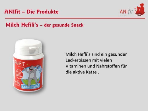 ANIfit – Die richtige Ernährung - Gesundes im Napf