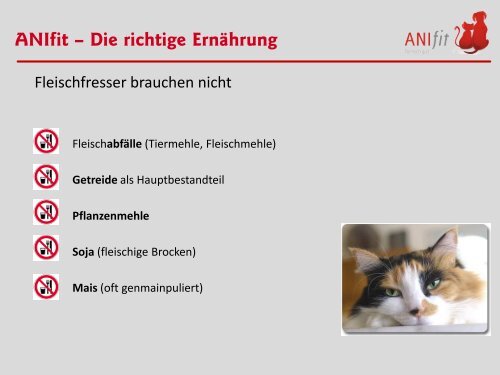 ANIfit – Die richtige Ernährung - Gesundes im Napf