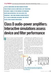 Class D audio-power amplifiers: Interactive simulations ... - wicTronic
