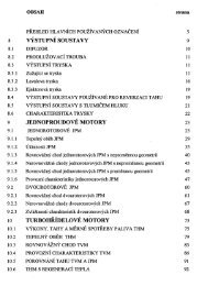 8 výstupní soustavy 9 9 jednoproudové motory 23 10 turbohřídelové ...