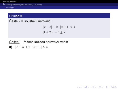 Soustavy nerovnic - GJŠ Zlín - Student - Gymnázium a Jazyková ...