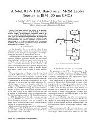 A 6-bit, 0.1-V DAC Based on an M-2M Ladder Network in IBM 130 nm CMOS