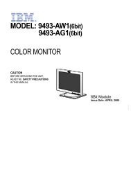 COLOR MONITOR MODEL: 9493-AW1(6bit) 9493-AG1(6bit)