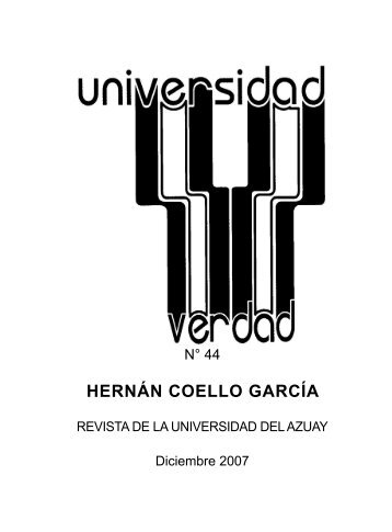 HERNÁN COELLO GARCÍA - Universidad del Azuay